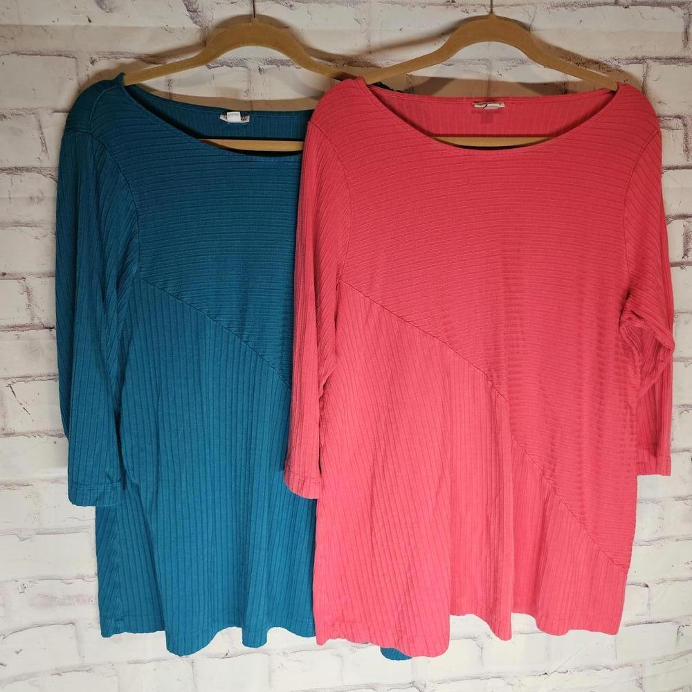 2 Pack Ribbed Shirts
